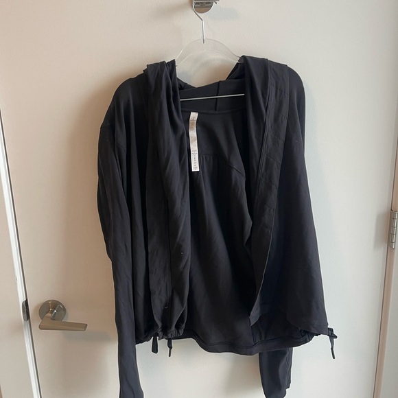 lululemon athletica Jackets & Blazers - Lululemon Black Ready to Rulu Hooded Jacket